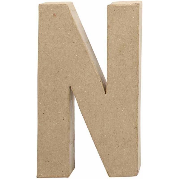 Pappbokstav - N - 5 cm Pappbokstav - N - 5 cm