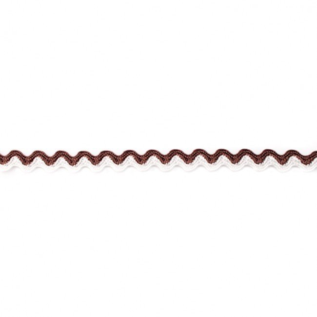 Dekorbånd - Ric Rac Hip-Line 8 mm - Sand - Dekorationsbånd - Øvrige, Bånd & dekorationsbånd, Tekstilbånd & snor