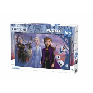 Pappuslespil Disney Frozen II 100 brikker