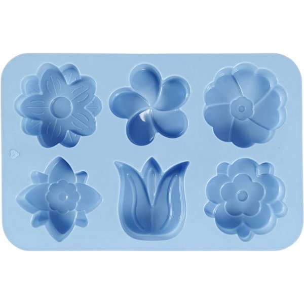 Silikonform - blommor Silikonform - blommor