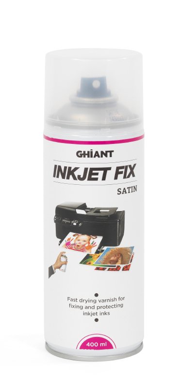 Ghiant InkJetSpray Fixative 400 ml - Satin - Fixativ, Fernis og kunstner medier til kunstmaling