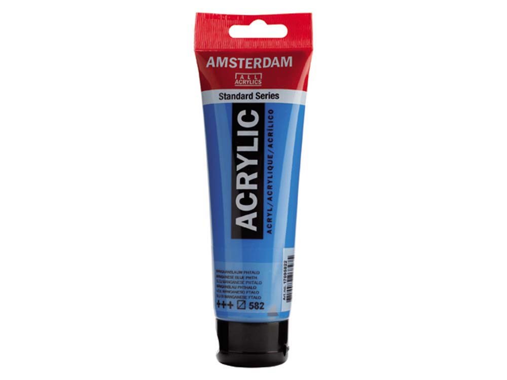 Amsterdam Akrylmaling 120 ml - Manganblå Phthalo - Akrylfarver, Kunstnerfarver