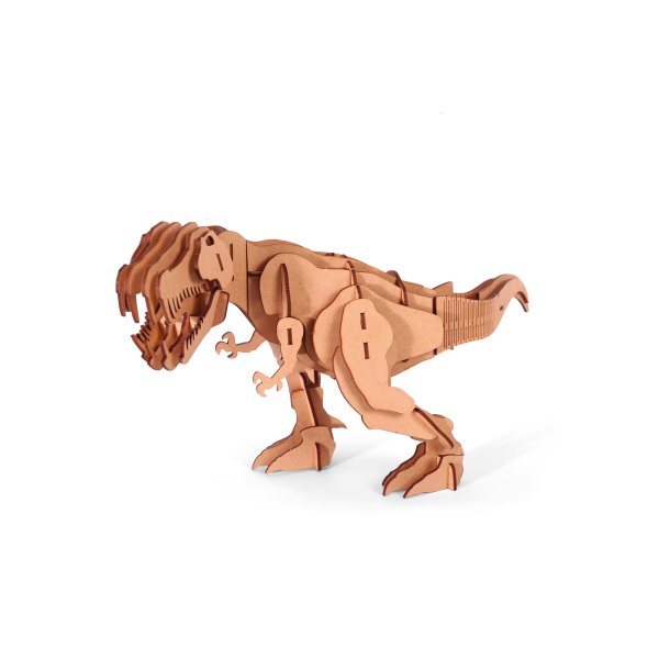 3D-pussel i tr� - Tyrannosaurus, 49 delar