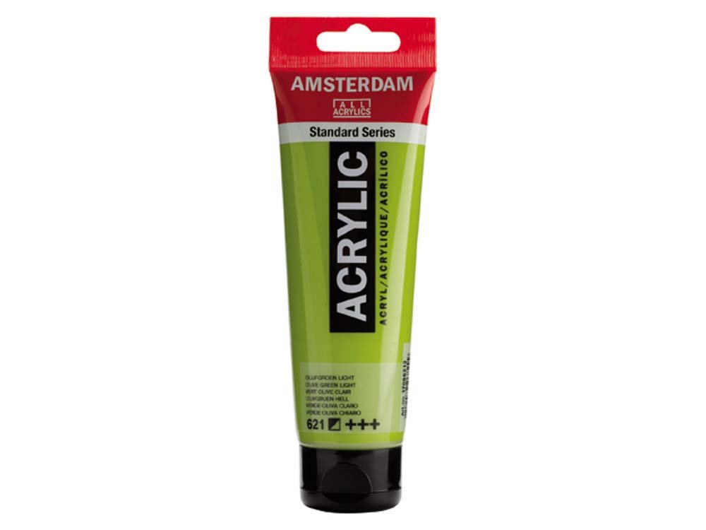 Amsterdam Akrylmaling 120 ml - Olivengrøn Lys - Akrylfarver, Kunstnerfarver