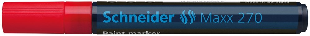 Maxx 270 Paintmarker (1-3 mm) rund - Rød - Markørpenne, Penne, Penne, kridt & tusch