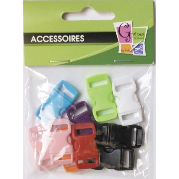 Plastklämmor i blandade färger, 10-pack Plastklämmor i blandade färger, 10-pack