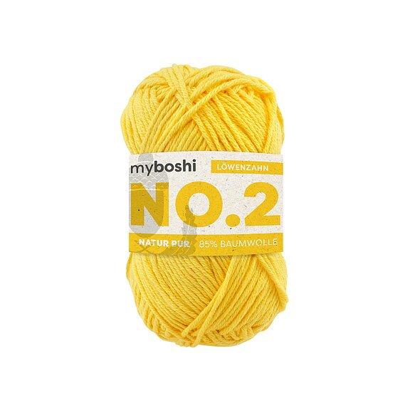 Myboshi No.2 - 50 g - Mælkebøtte - Myboshi garn, Garn, Strikke, hækle, knytte og væve