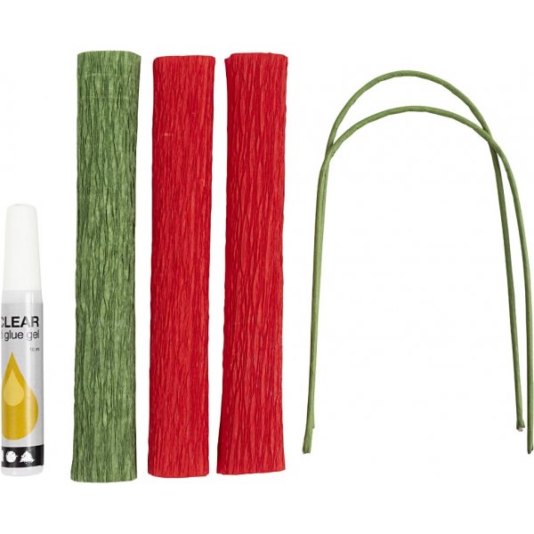 Mini DIY Kit Kräppapper - Rosor Mini DIY Kit Kräppapper - Rosor
