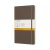Notesbog Classic Stor Linjeret Soft Cover - Jordbrun