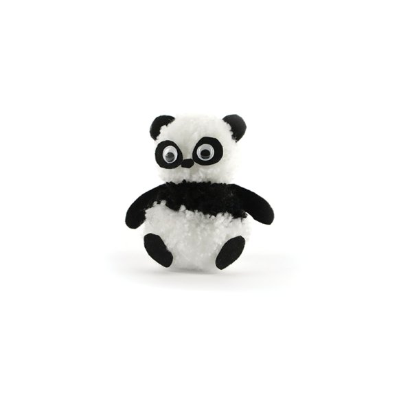 Gör-det-själv-kit för pompom panda Gör-det-själv-kit för pompom panda