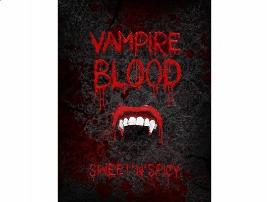 Flasketikett - Vampire blood 10 st