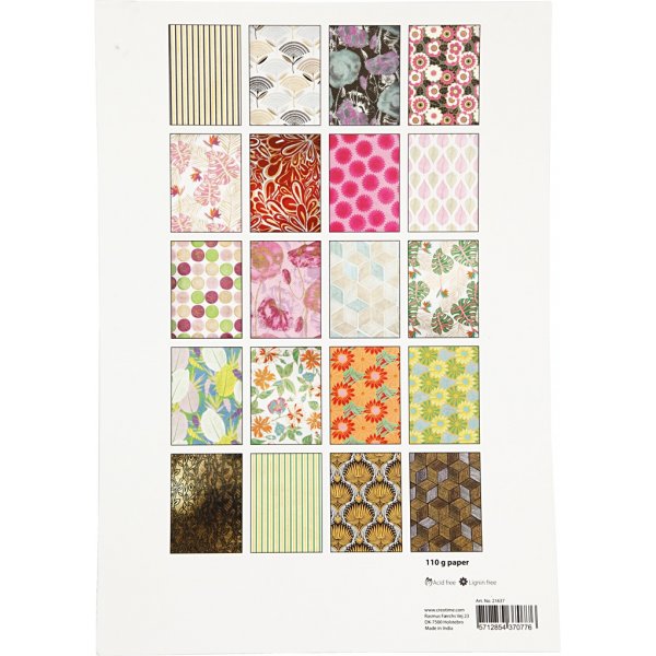 Handgjort Papper - A4 - 20 ark Handgjort Papper - A4 - 20 ark