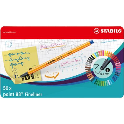 Fineliner Point 88 - 50-pakning