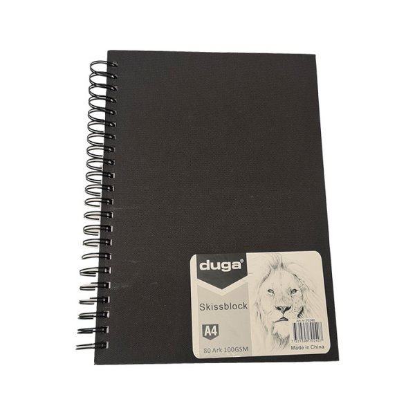 Block skiss A4 - 100 gsm 80 ark Block skiss A4 - 100 gsm 80 ark