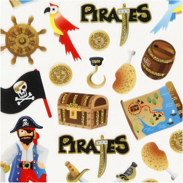 Klistermärken - pirater Klistermärken - pirater