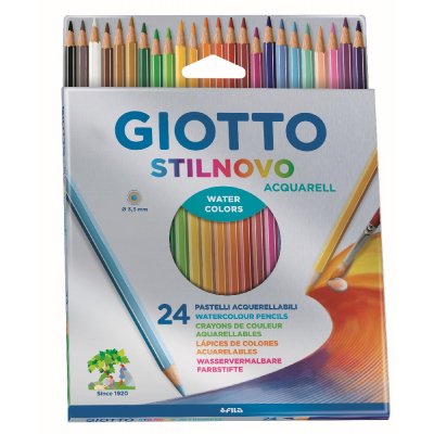 Akvarellblyanter Giotto Stilnovo - 24-pakning