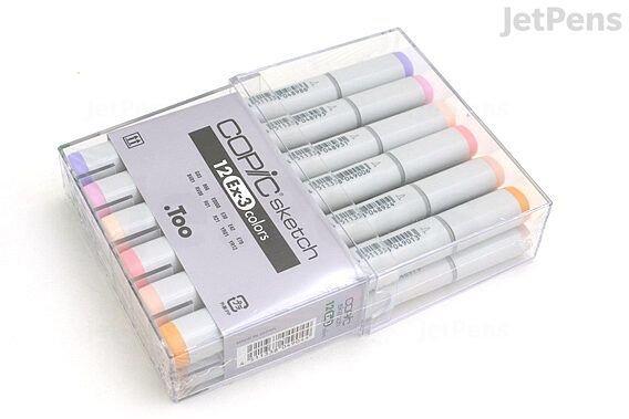 Copic Sketch set - 12 pennor - EX-3