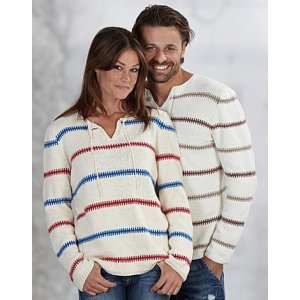 Strikkeoppskrift - Mnsterstrikkede gensere til barn, dame og herre