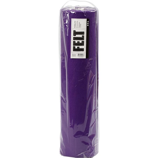 Hobbyfilt - lila - 5 m Hobbyfilt - lila - 5 m