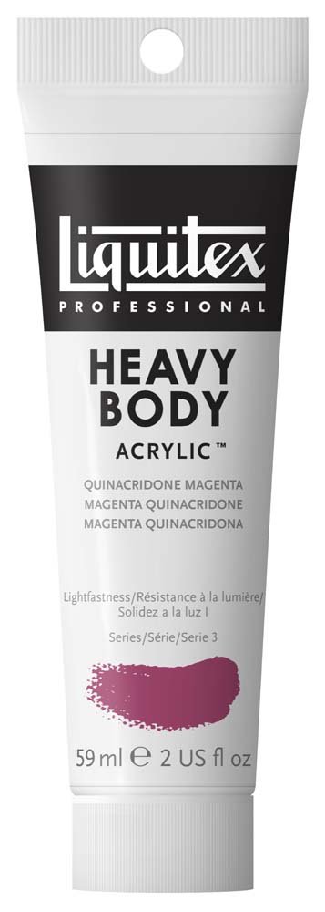 Akrylfärg Heavy Body Liquitex 59 ml - 114 Quinacridone magenta - Akrylfärger, Konstnärsfärger