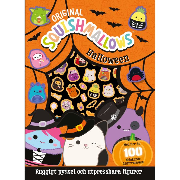 Squishmallows Halloween - hobbybok med over 100 klistremerker Squishmallows Halloween - hobbybok med over 100 klistremerker