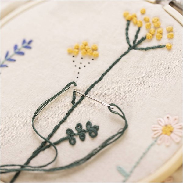 Start DIY Kit Broderi - Blommor Start DIY Kit Broderi - Blommor