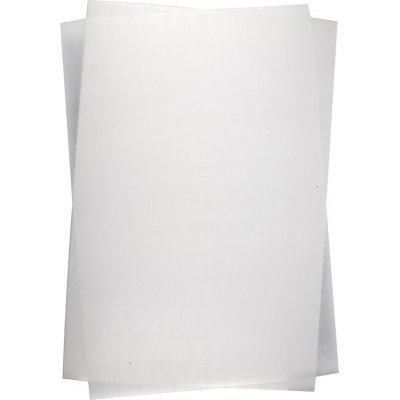 Krympplastark - Blank transparent - 100 ark