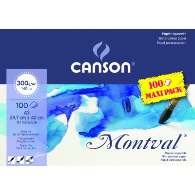 Canson Montval 300 g Fin greng