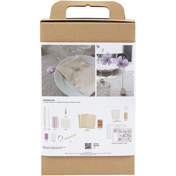 DIY Kit Bordsdekoration, pastellfärger DIY Kit Bordsdekoration, pastellfärger