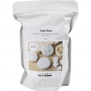 Vit Tvålmassa Granulat 500 g Vit Tvålmassa Granulat 500 g