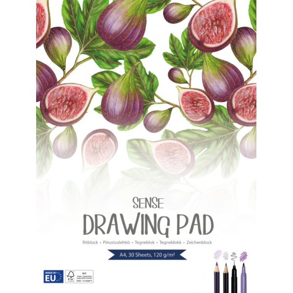 Tegneblok Sense 120 g - A4