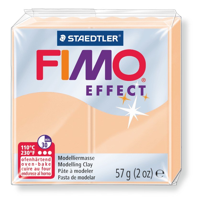 Modellervoks Fimo Effect 57 g - Fersken - Fimolera, Modellere, Hobbyartikler til børn, Hobbymateriale, Håndværk