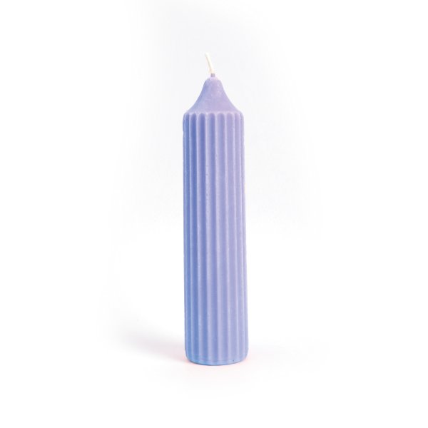 Form för ribbad plastljus Form för ribbad plastljus