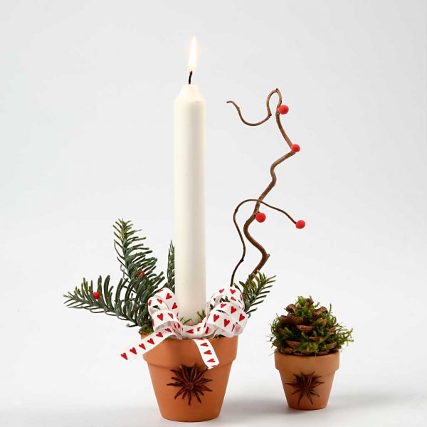 Krukor av terrakotta - Ø7 cm - 24 st Krukor av terrakotta - Ø7 cm - 24 st