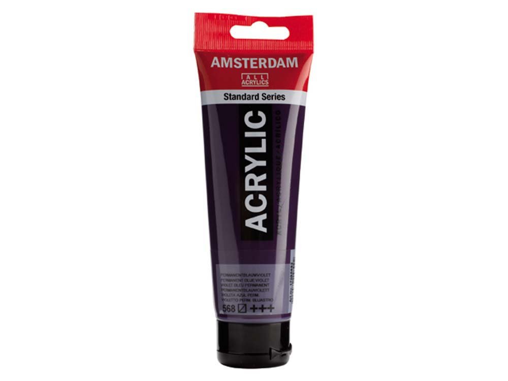 Amsterdam Akrylmaling 120 ml - Permanent Blå-Violet - Akrylfarver, Kunstnerfarver