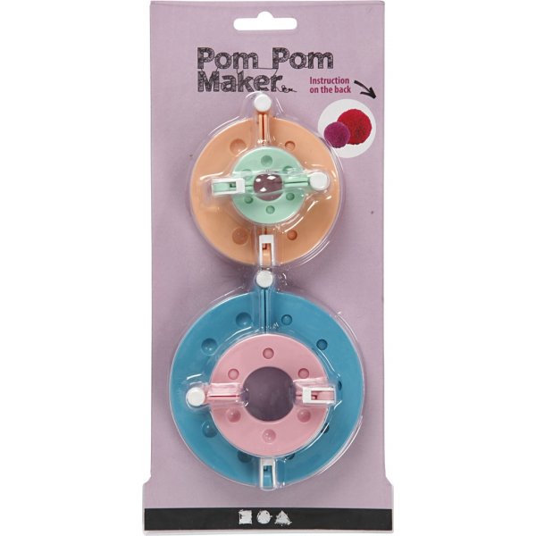 Pompomverktyg - 4 st Pompomverktyg - 4 st