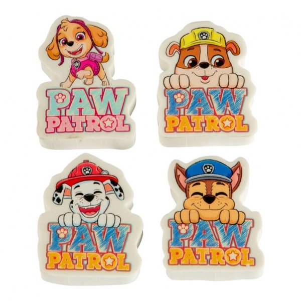 Paw Patrol - Suddgummi 4-pack Paw Patrol - Suddgummi 4-pack