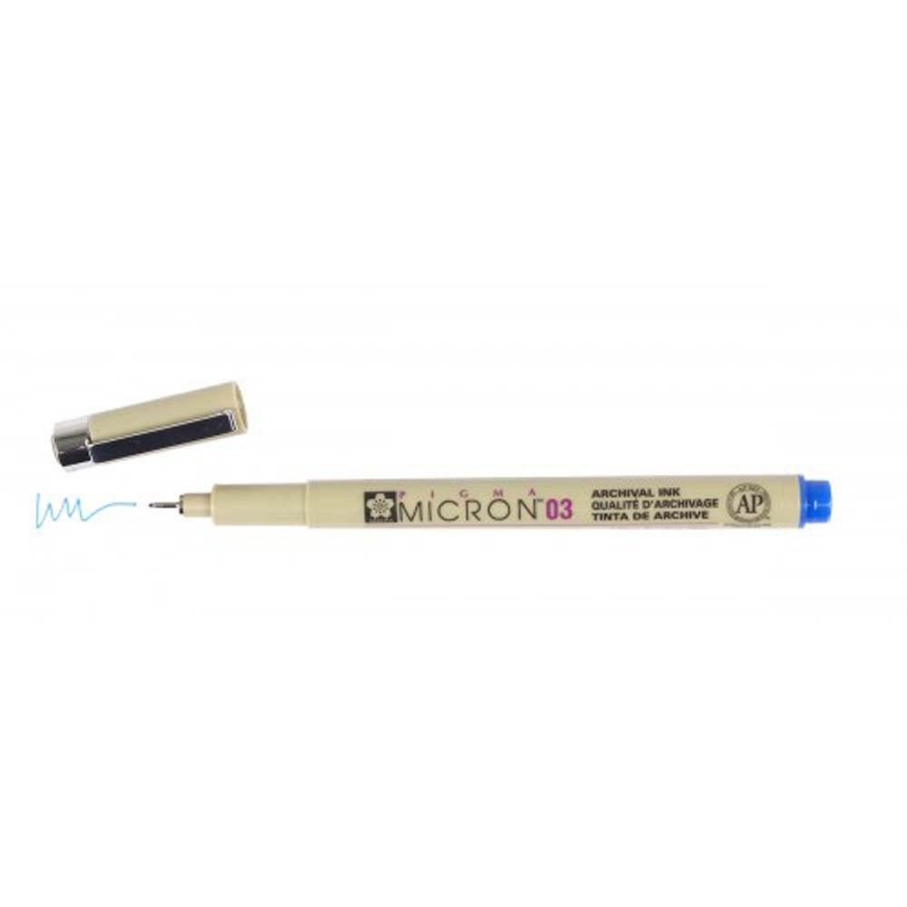 Pigma Micron Blue - 0,35 mm - Fineliners, Penne, Penne, kridt & tusch