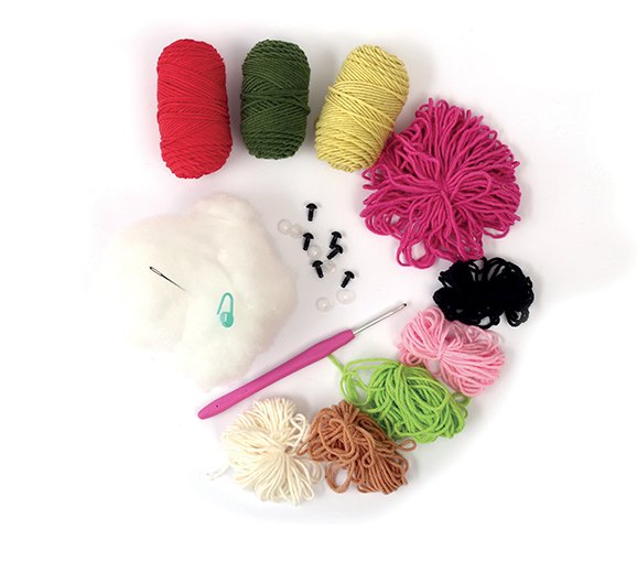 Amigurumi-kit med gr�nsaker