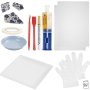 Kintsugi Kit Tønde Blå Guld Hvid - DIY Sæt Kintsugi Kit Tønde Blå Guld Hvid - DIY Sæt