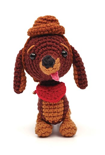 Amigurumi-kit för tax, 18 cm Amigurumi-kit för tax, 18 cm