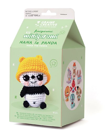 Amigurumi-kit panda 10 cm Amigurumi-kit panda 10 cm