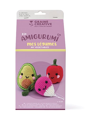 Amigurumi-kit med gr�nsaker