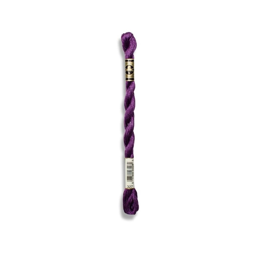 DMC Pearl Cotton Art. 115/5, 327 Dark Violet - Broderigarn, Garn, Sticka & virka