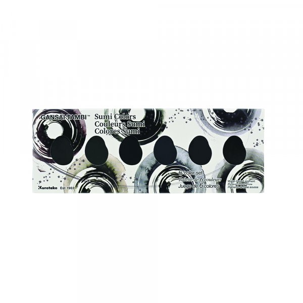 ZIG Gansai Tambi akvarelmaling Sumi - 6-s�t