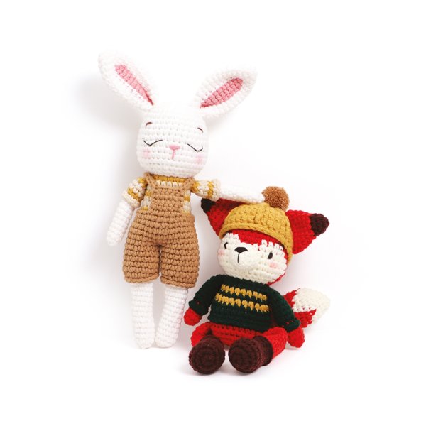 Amigurumi-kit för virkad räv Amigurumi-kit för virkad räv