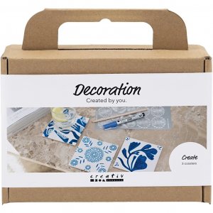 Gør-det-selv-sæt - Dekoration af porcelænsunderlag Gør-det-selv-sæt - Dekoration af porcelænsunderlag