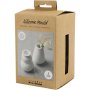 Silikonform Vase og lysholder 7,5 cm matt gjennomsiktig 2 stk Silikonform Vase og lysholder 7,5 cm matt gjennomsiktig 2 stk