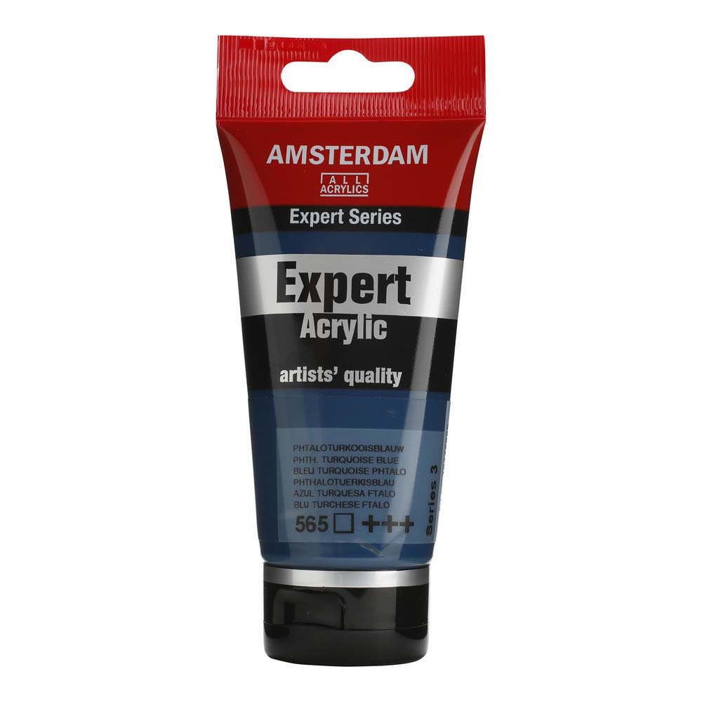 Amsterdam Acrylic Expert - 75 ml -Phthalo Turkisblå - Akrylfarver, Kunstnerfarver