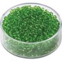 Glasp�rlor 2,5 mm, 17 g, gr�na
